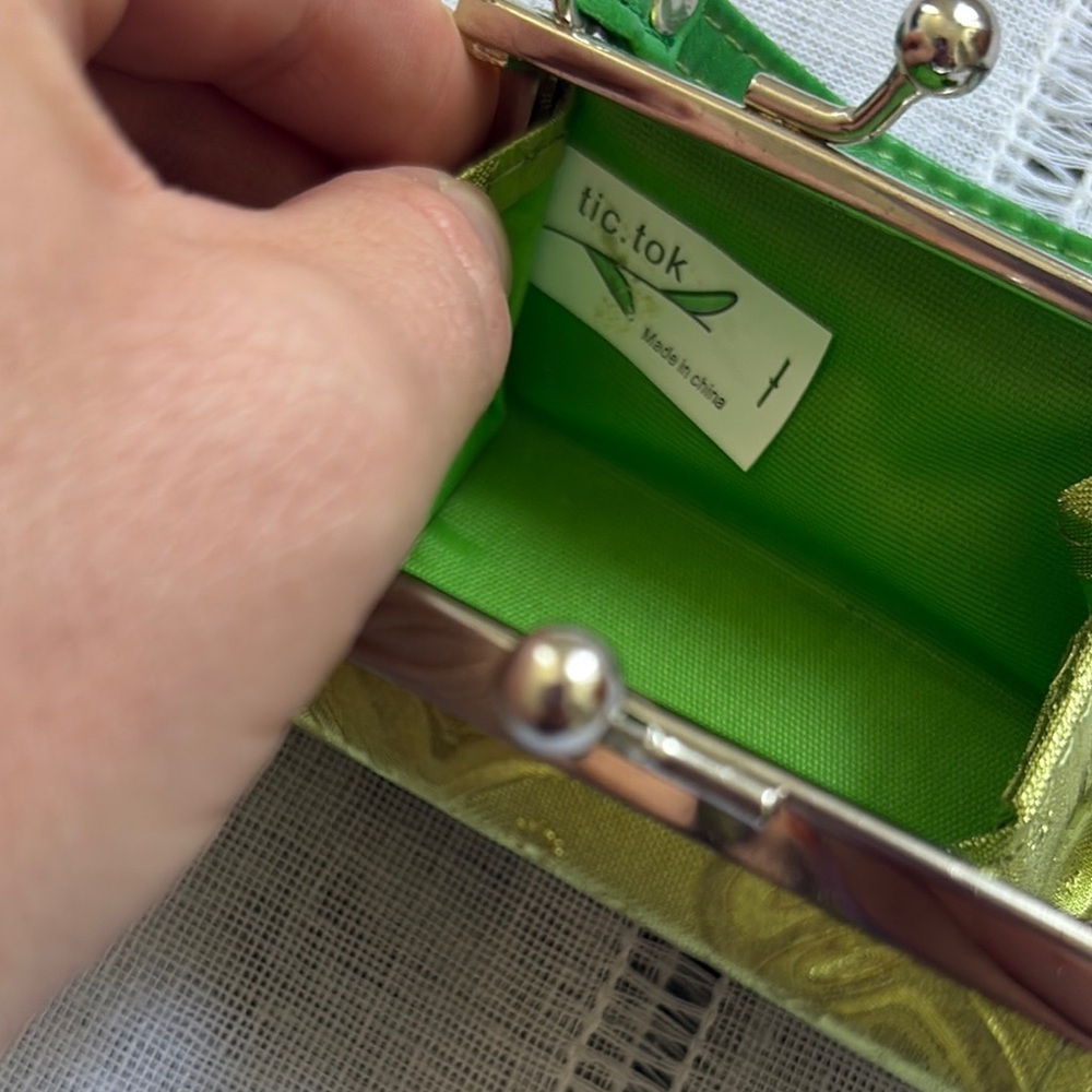 Tik.Tok Green Mini Bag with Butterfly Design - Picture 7 of 12